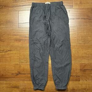 Mollusk Jogger Pants Womens S Gray Lightweight Pull On Drawstring Pockets Lounge